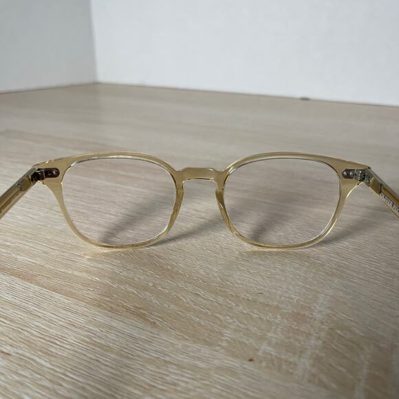 Oliver Peoples OV5325 1524 Sarver Eyeglasses Light Yellow Frames 49-20-145 - Picture 5 of 9